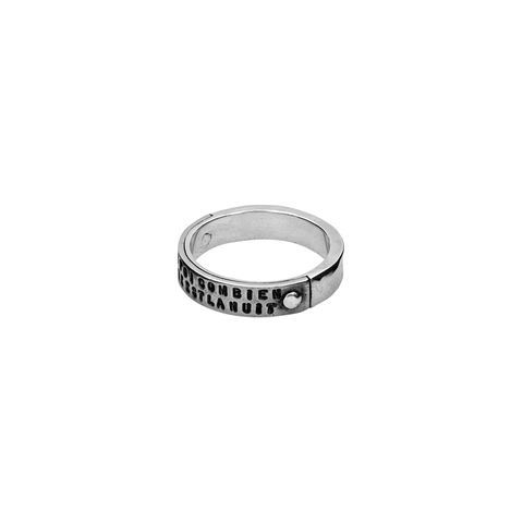 BAGUE RIVETEE « LA NUIT » FINE