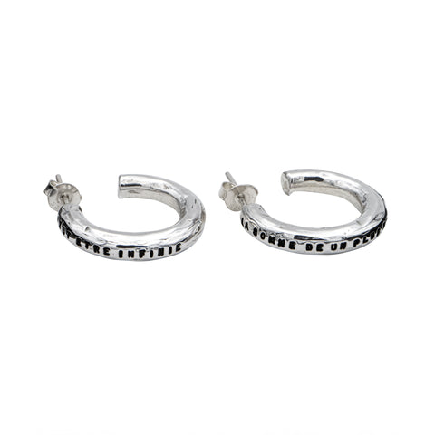 BOUCLES D'OREILLES "INFINI"