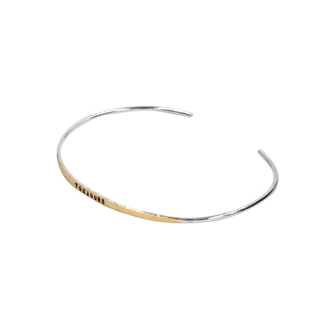 BRACELET "TOUJOURS" ARGENT & OR