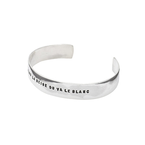 12MM OPEN "QUAND FOND" BRACELET