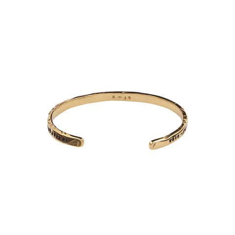 BRACELET "BONHEUR" OUVERT EN VERMEIL