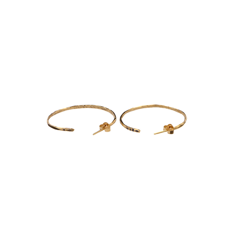 BOUCLES D'OREILLE "PENSÉE" EN VERMEIL