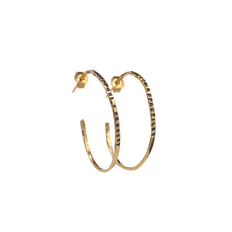 BOUCLES D'OREILLE "PENSÉE" EN VERMEIL