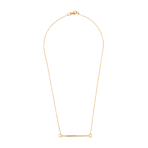COLLIER BATTE "TOUJOURS" EN VERMEIL