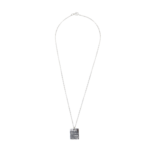 PENDENTIF PLAQUE "REFLET"