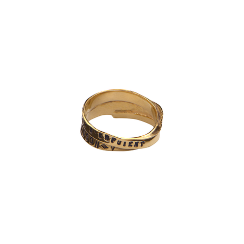 BAGUE "FRISSON" BAUDELAIRE EN VERMEIL
