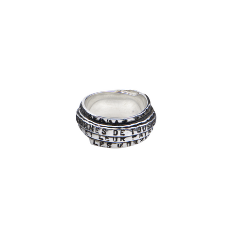 BAGUE PAUL ÉLUARD "LES HOMMES"