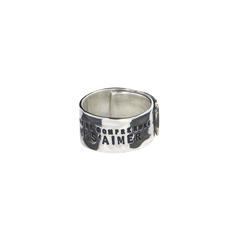 BAGUE LARGE "LES HOMMES"