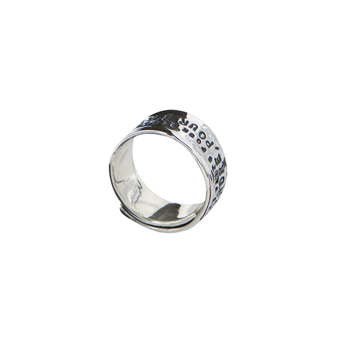 BAGUE LARGE "LES HOMMES"