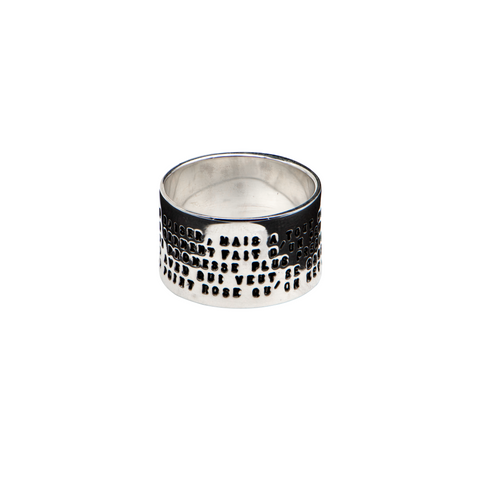 EDMOND ROSTAND "UN BAISER" LARGE RING