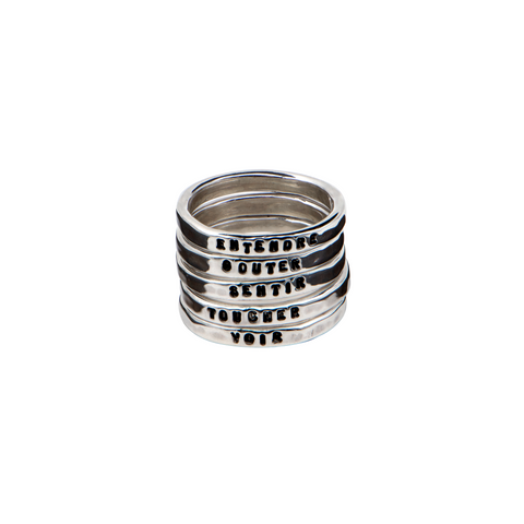 BAGUE "5 SENS"