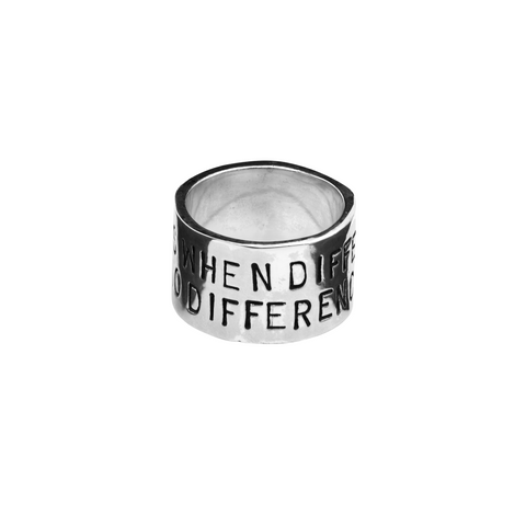 BAGUE "LOVE IS" ÉPAISSE