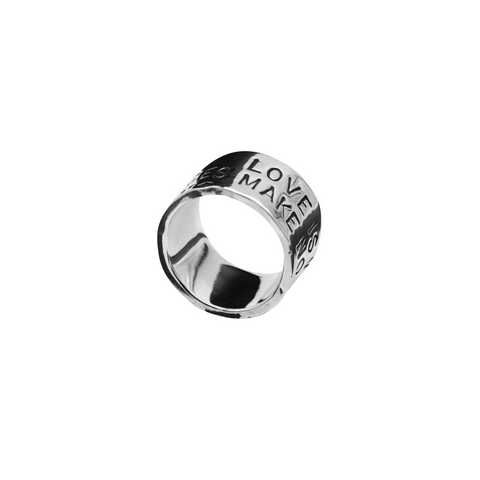 BAGUE "LOVE IS" ÉPAISSE