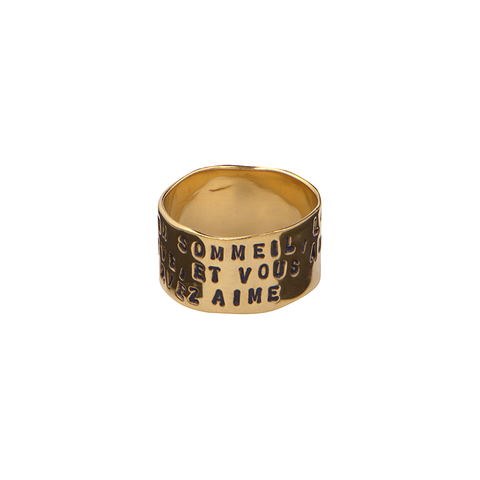BAGUE "RÊVE" BIS EN VERMEIL