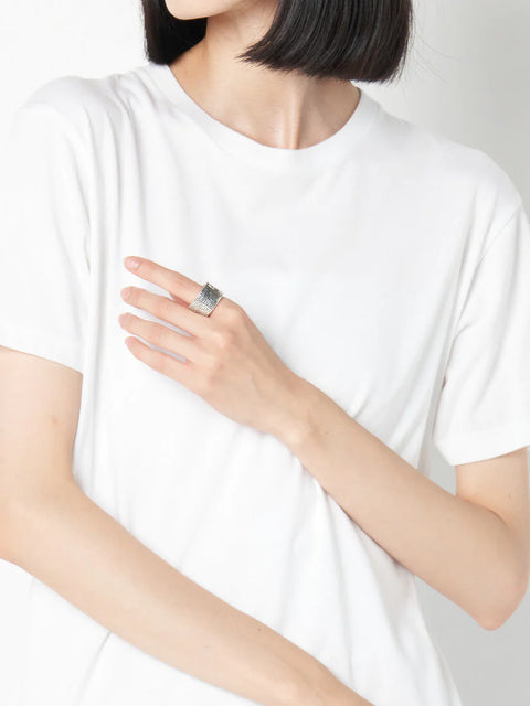 BAGUE EDMOND ROSTAND "UN BAISER" 10 VERS