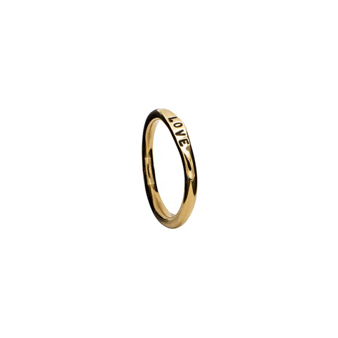 BAGUE "LOVE" EN VERMEIL