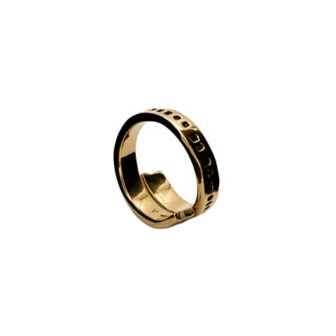 BAGUE "BONHEUR" EN VERMEIL