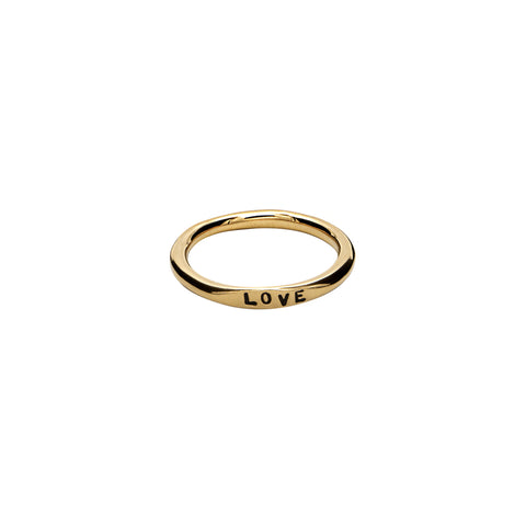 BAGUE "LOVE" EN VERMEIL