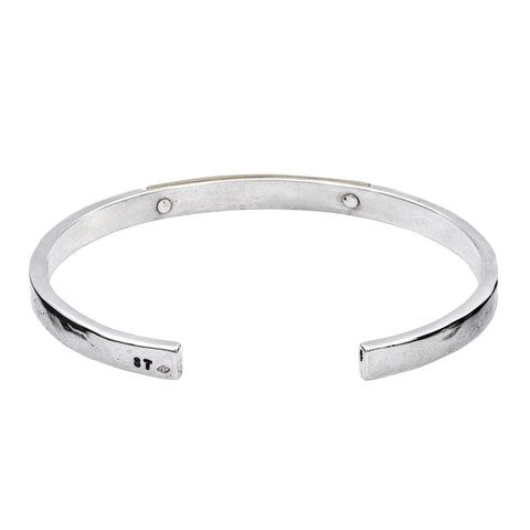 BRACELET RIVETE « LA NUIT » FIN (Copie) OR 9 CARATS