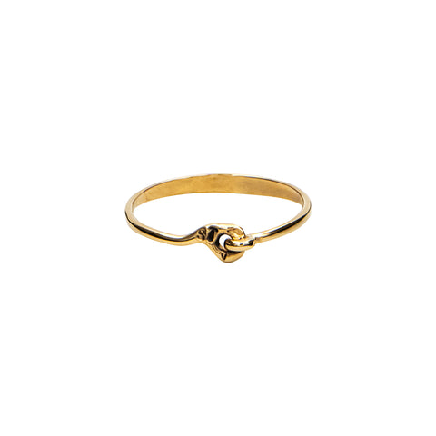 BAGUE "LOVE" EXTRA FINE EN VERMEIL