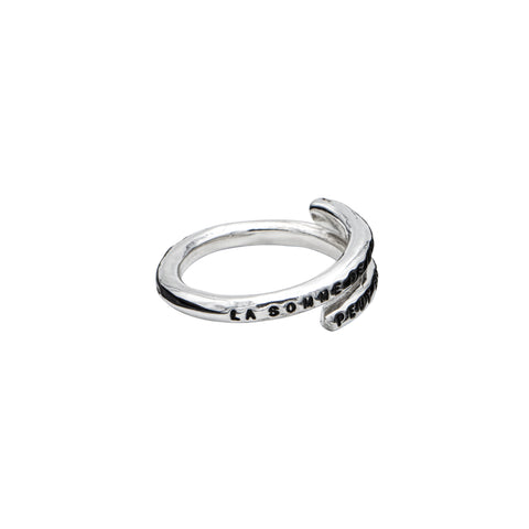 BAGUE SPIRALE "INFINI"