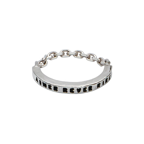 BAGUE CHAINE "AIMER REVER RIRE"