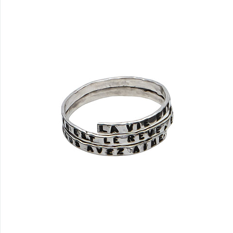 BAGUE "REVE" SPIRALE