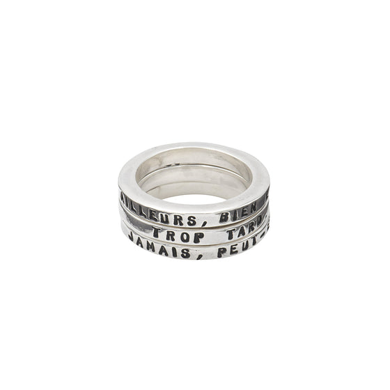"BAUDELAIRE" SET OF 3 RING