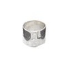 WIDE RIVETED RING