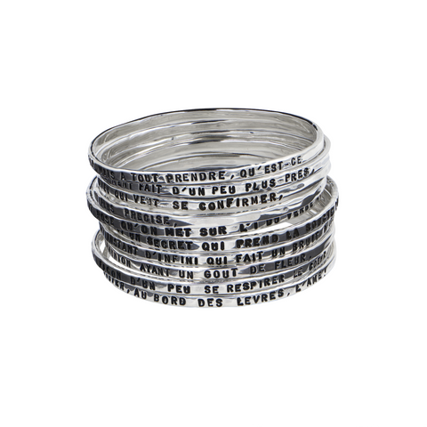 EDMOND ROSTAND "UN BAISER" 10 ROWS BRACELET