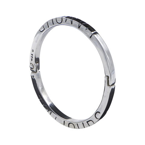 RIVETED "L'AMOUR TOUJOURS" BRACELET