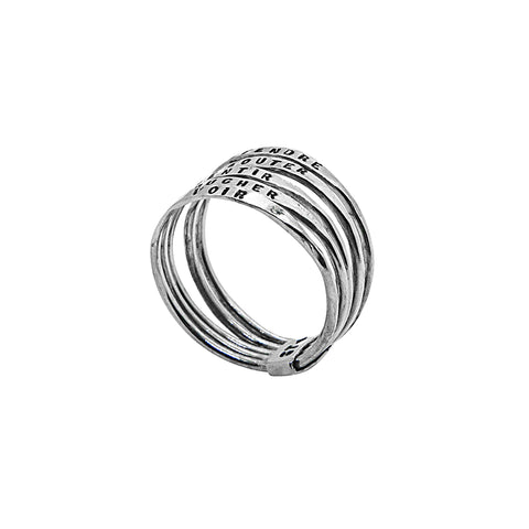 "5 SENS" EXTRA-THIN RING