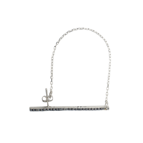 BIJOU D'OREILLE CARRÉ "LE SERMENT"