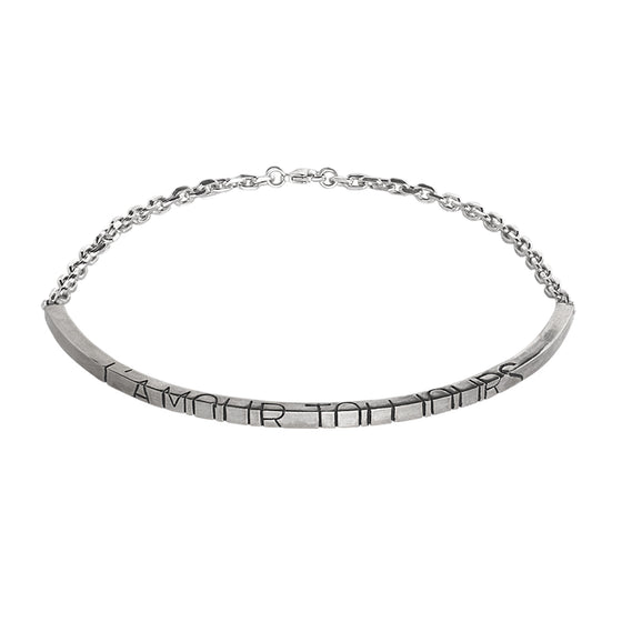 CHOKER CARRÉ "L’AMOUR TOUJOURS"