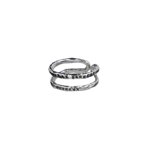 "LE SERMENT" LINK RING