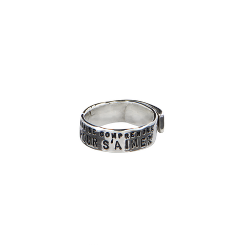BAGUE FINE "LES HOMMES"