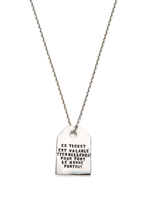 PENDENTIF "LE TICKET "